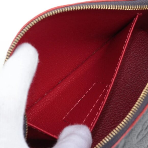 Louis Vuitton Monogram Empreinte Pochette Cosmetiqe Marine Rouge - Picture 4 of 7